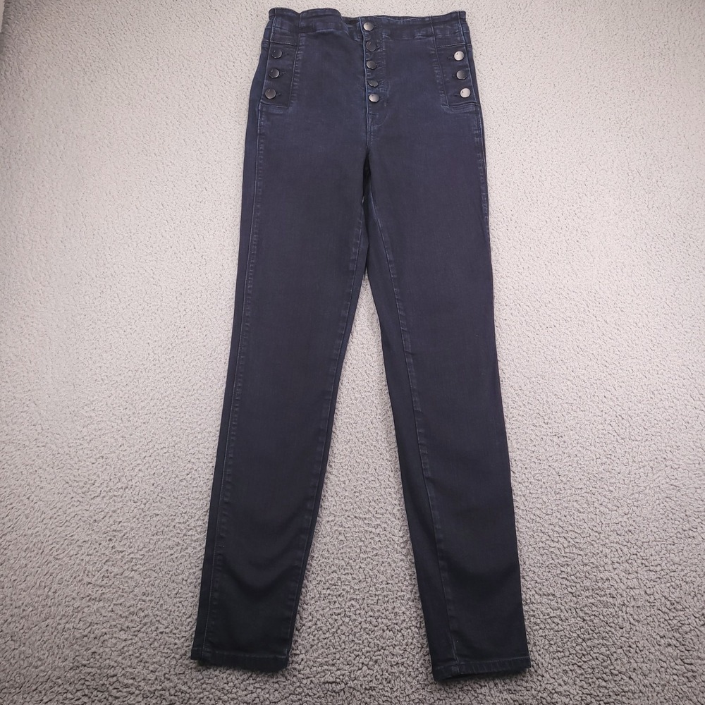 J BRAND Jeans Size 29 Natasha Sky High Skinny Bluebird Wash Stretch Denim